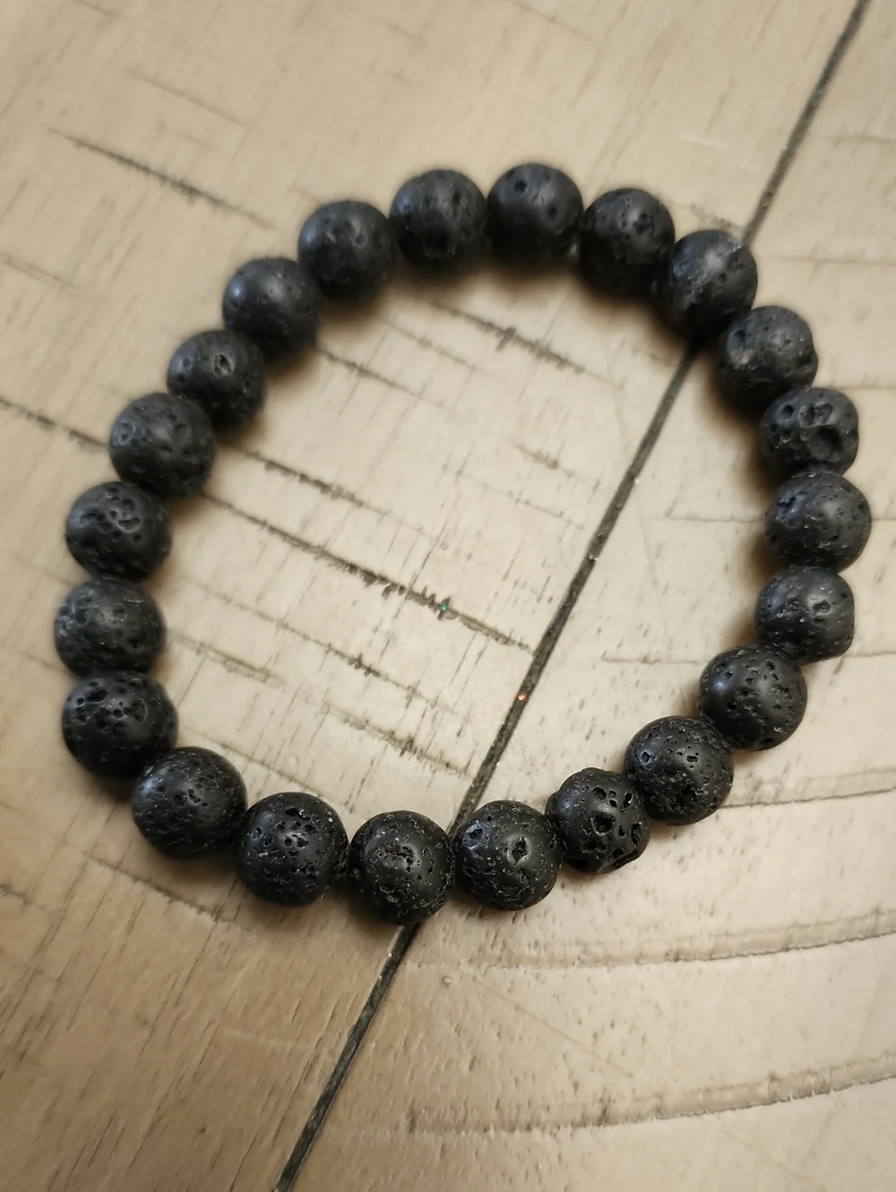 1pc Natural Crystal Bracelets For Women Men - 8mm Semi-Precious Gemstone Beaded